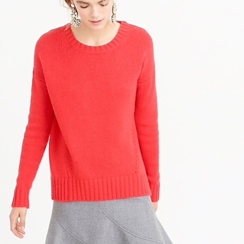 J. Crew Oversized Tunic Sweater-Navy - Picture 2 of 5